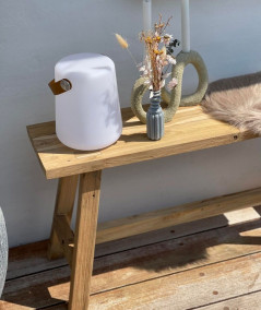 Barcelona Teak Bænk - Bænk i teaktræ 90x25xh45 cm