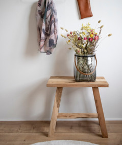 Barcelona Teak Bænk - Bænk i teaktræ 50x25xh45 cm