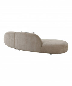 Élodie sofa med 2 puder i chenille, natur