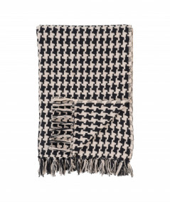 Stephanie plaid i sort/beige farve
