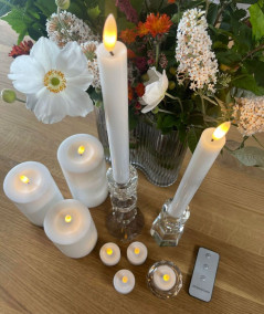 LED stearinlys pakke med 10 dele