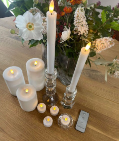 LED stearinlys pakke med 10 dele