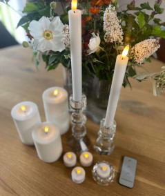 LED stearinlys pakke med 10 dele