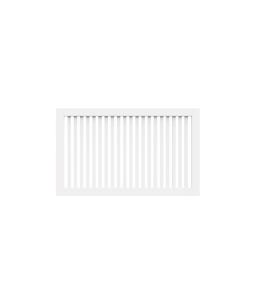 Elsa radiatorskjuler fra Lundbergs med lodrette lameller
