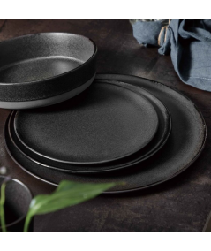 RAW Titanium Black - desserttallerken 1 stk