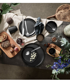 RAW Titanium Black - desserttallerken 1 stk