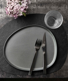 RAW steak bestik i sort med 8 dele