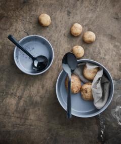 Raw bestik sauce/kartoffelske sæt i sort