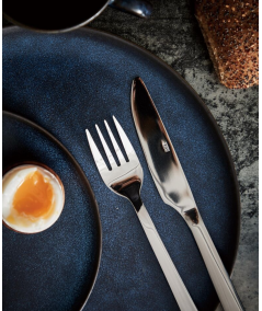 Raw middagstallerken Midnight blue - 28 cm