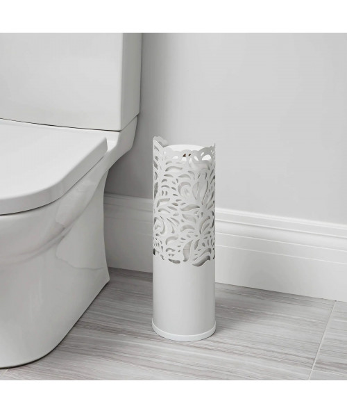 Rollo reserve papirholder mat hvid