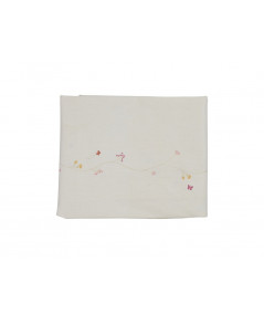 Coated dug med blomster 240 cm
