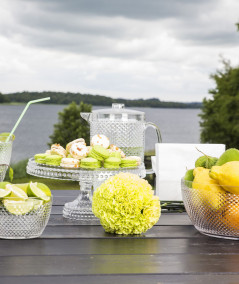 Flot og dekorativ skål i plastik