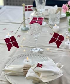 Flagranke med 8 splitflag