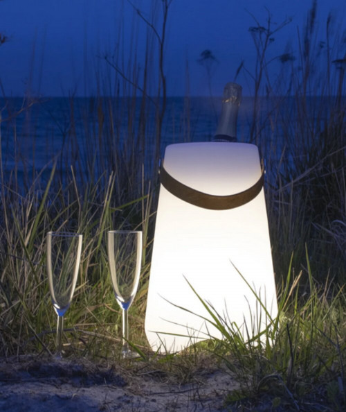 LED Vinkøler med strop - oplades med USB