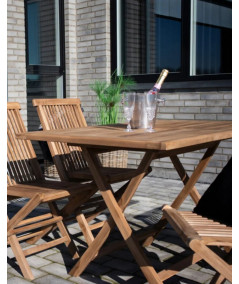 Oviedo Teak Spisebord - Spisebord i teaktræ 120x80xh75cm