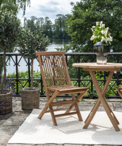 Toledo Teak Spisebordstol - Spisebordstol i teaktræ