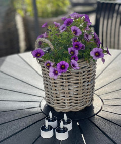 Små solcelle fyrfadslys