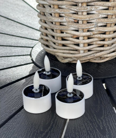 Små solcelle fyrfadslys
