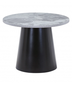 Brito sofabord med marmor look ø60