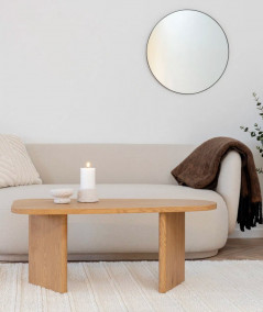 Melo sofabord i natur L100 cm