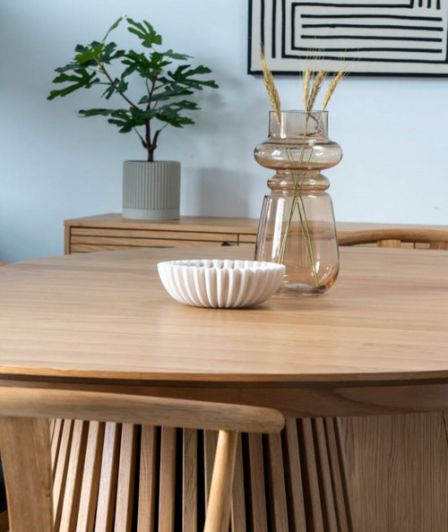 Skål i beige polyresin