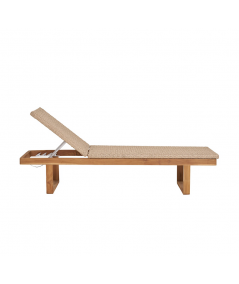 Derby teak solseng med natur polyrattan