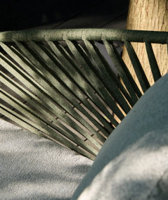 Novella loungesæt i grøn inkl. 2 stole, sofa og bord