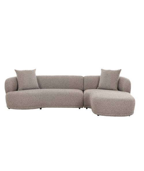 Højrevendt Kingston sofa med 2 puder i brun