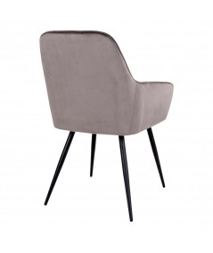 Harbo Spisebordsstol - Stol i mushroom velour