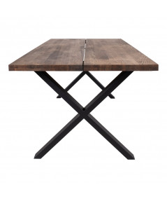 Montpellier Spisebord - Spisebord i smoked olieret eg med lige kant 200x95xh75 cm