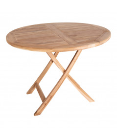 Rundt oviedo teak spisebord