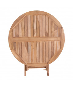 Rundt oviedo teak spisebord