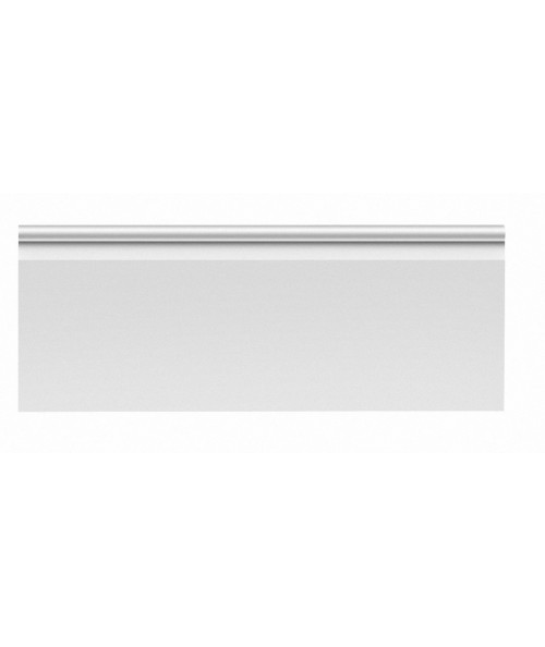 Gulvliste Alva hvidlakeret mdf 2070x100x16 mm