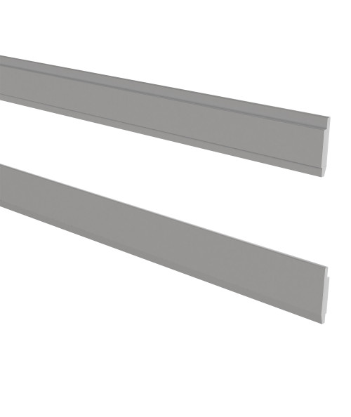 Fodpanel Herrgård grå 2400x100 mm FSC