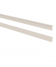 Mellemliste Herrgård hvid 2400x50 mm FSC