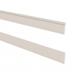 Fodpanel Herrgård hvid 2400x100 mm FSC