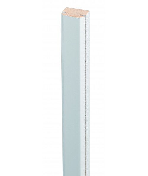 Mellemliste Solliden hvid-folie mdf 824x25x19 2-stk.