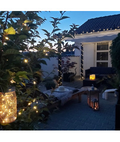 Fritstående pergola i grå. 3x3m