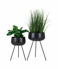 Ardola 2 blomsterstandere i sort