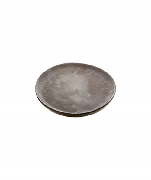 Raw frokosttallerken brun spotted - 23cm