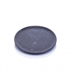Raw frokosttallerken sort spotted - 23 cm