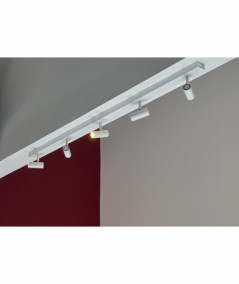 Omari 5 led spot på skinne i hvid
