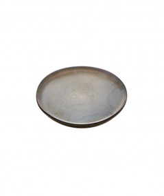 Raw middagstallerken brun metallic - 28cm