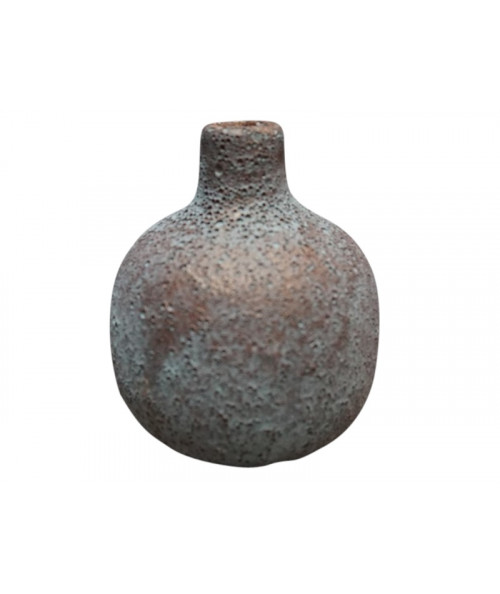 Frytle vase i støvet blå
