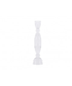 Anemone lysestage i klar glas - 26 cm