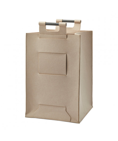 LUZ Vasketøjskurv beige