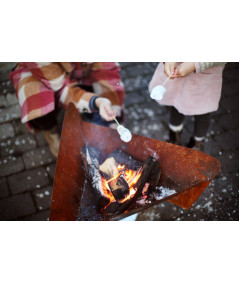 Skumfiduser og bålhygge med bålfad
